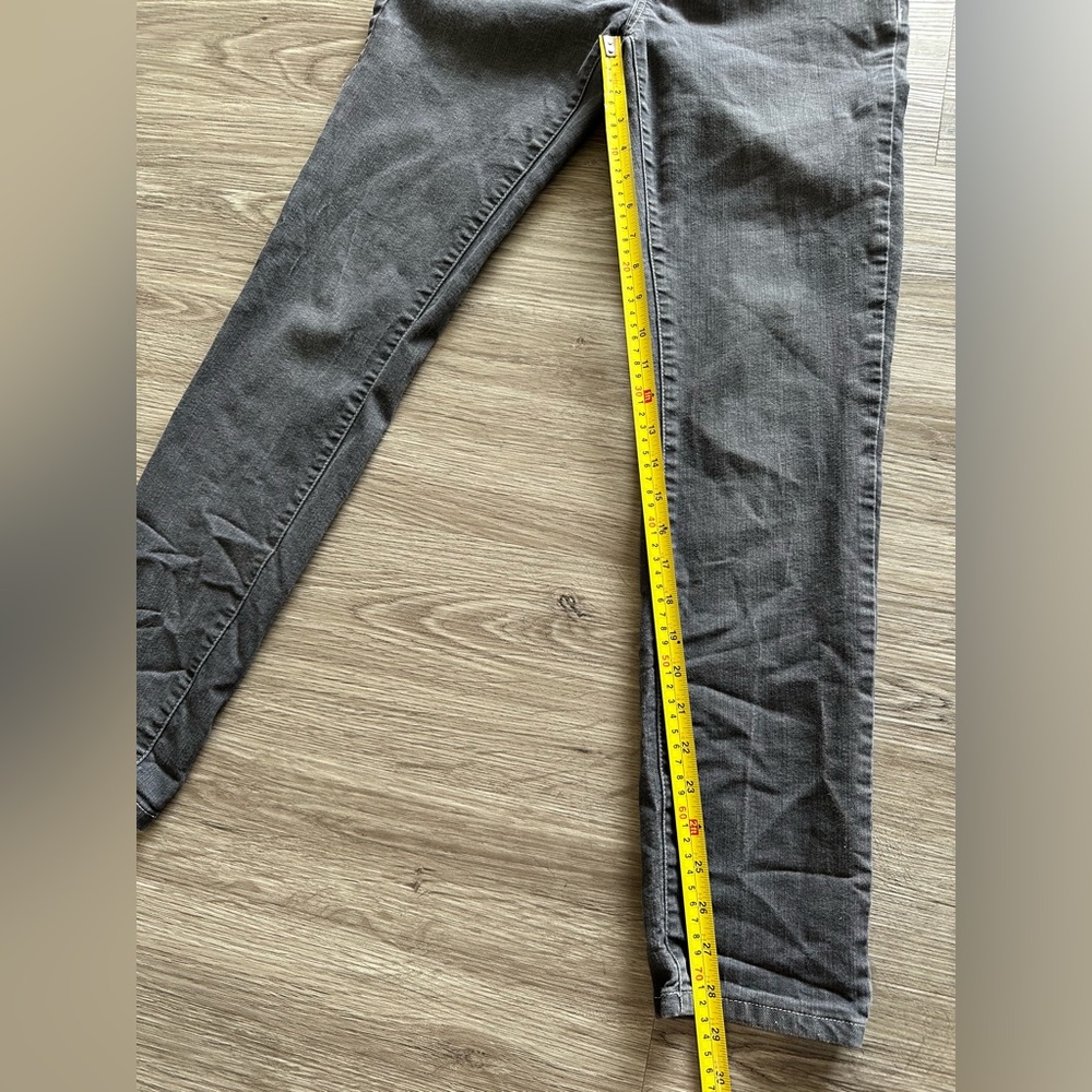 Prana Dark Gray Skinny Jeans Mid Rise Size 4/27 - Picture 9 of 11